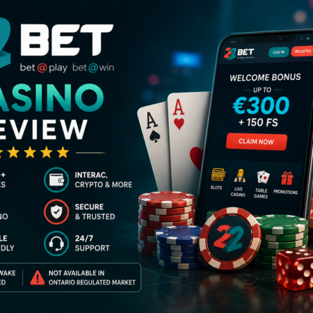 22Bet Casino Review Canada 2026: Games, Bonuses, Banking & Safety