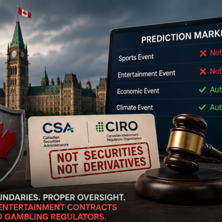 Prediction Markets in Canada: Why Sports Contracts Won’t Become Investment Products